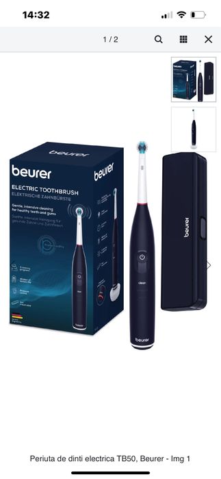 Periuta de dinti electrica TB50, Beurer