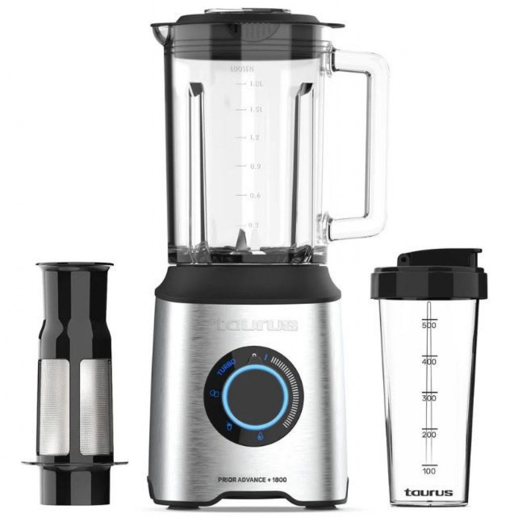 Блендер Taurus Prior Advance+ 1800 (1800W, 2L, 6 ножа, 4 функции, филт