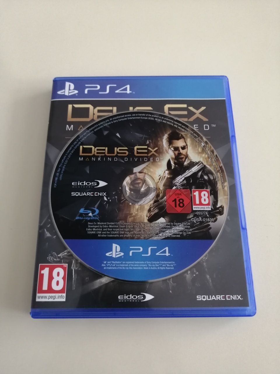 Joc Deus Ex ps4 PlayStation 4 day one edition