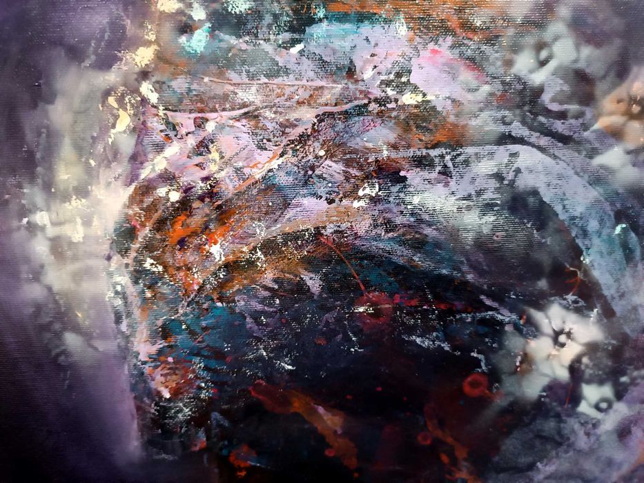 Inger metafizic gotic abstract semnat maestrul Ovidiu Kloska