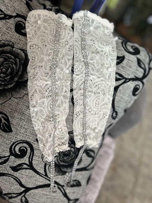 Перчатки свадебные для свадьбы