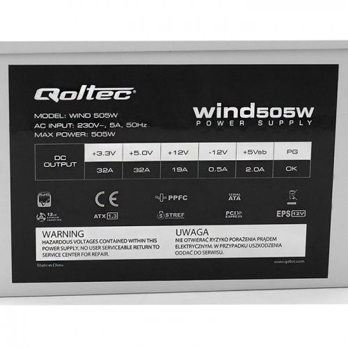 Sursă PC Qoltec Wind505W