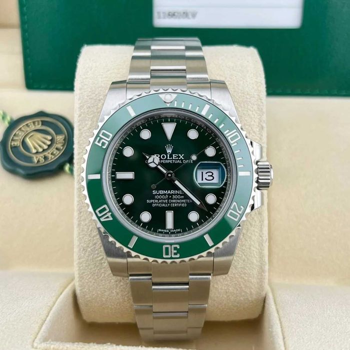 Rolex submariner green-silver luxury new 2025 automatic edition 41 mm