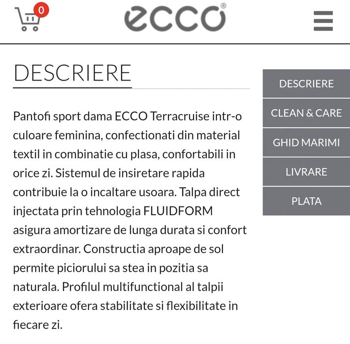 Adidași Trekking 3 sezoane, Ecco, 39/40, impecabili