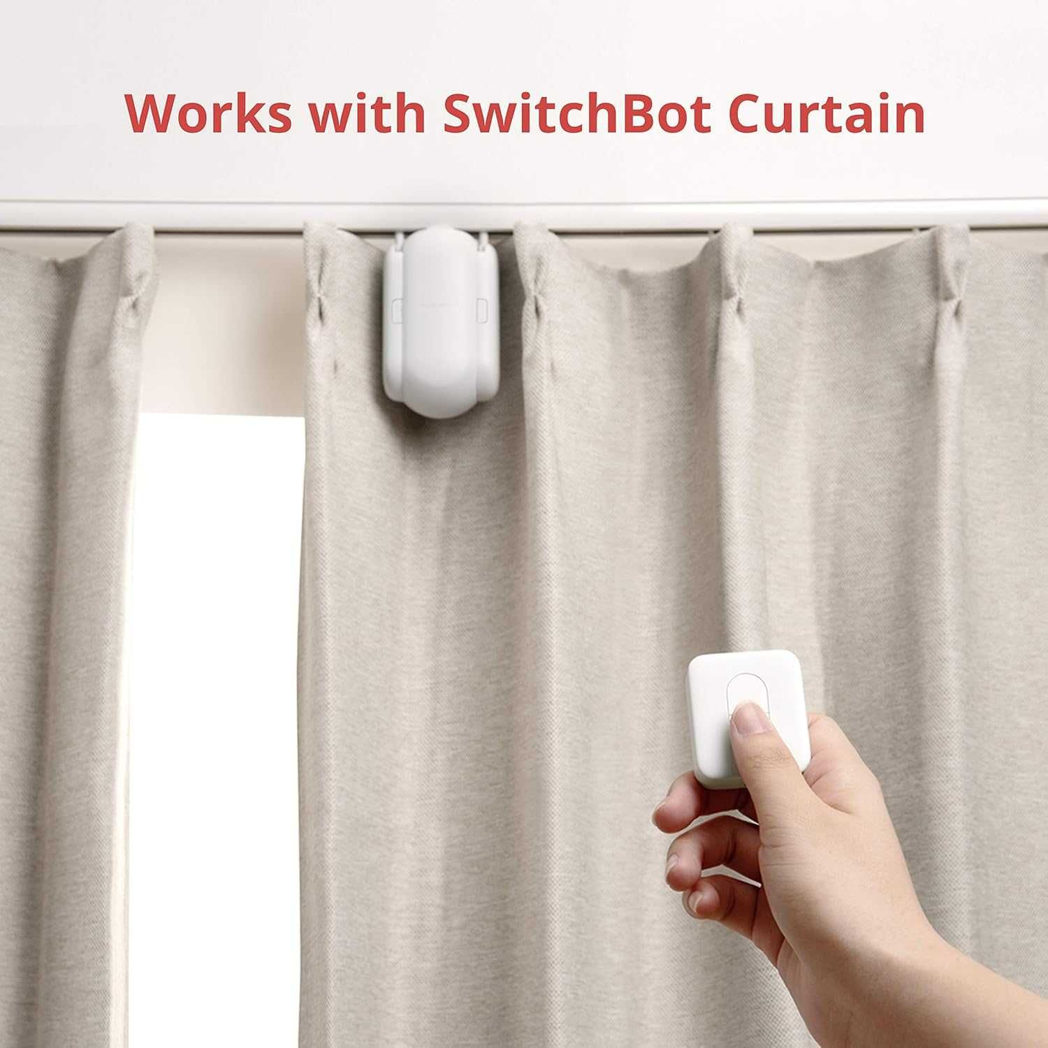 Дистанционно управление с 1 бутон - съвместимо с SwitchBot  и завеси