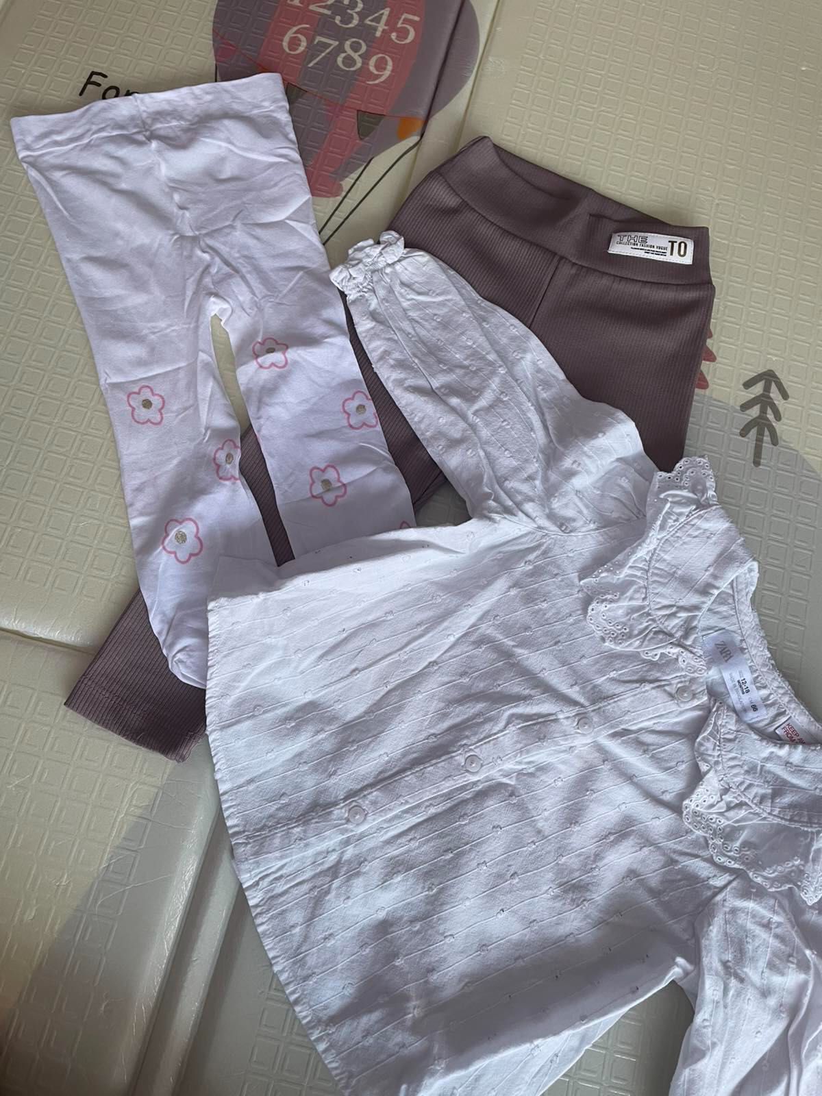 Лот дрехи Zara, GAP за момиче 86 см. 12-18 м.