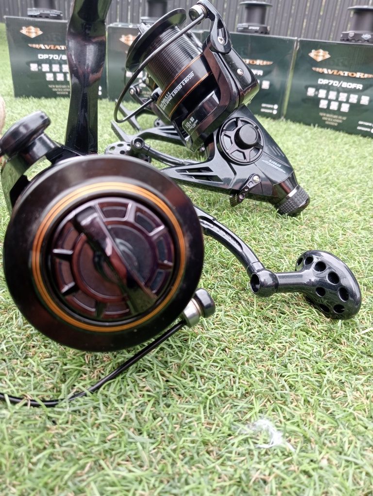 Aviator DP80FR, cu 11 rulmenti, tambur metalic LongCast