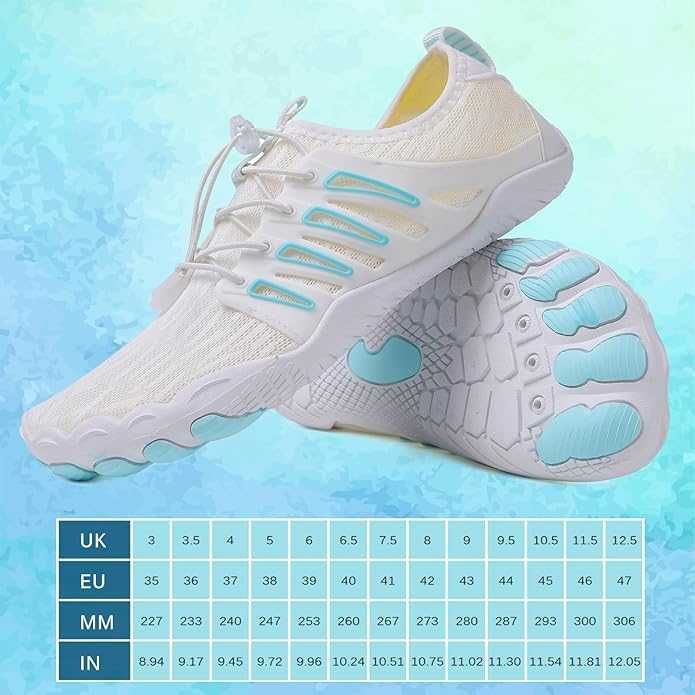 tqgold Боси обувки, летни обувки за плуване и фитнес