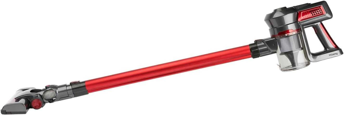 H.Koenig UP600 3-в-1 Безжична прахосмукачка, 150W, LED Четка, 22.2V,
