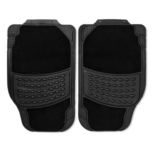 Set 4 covorase auto din cauciuc si mocheta