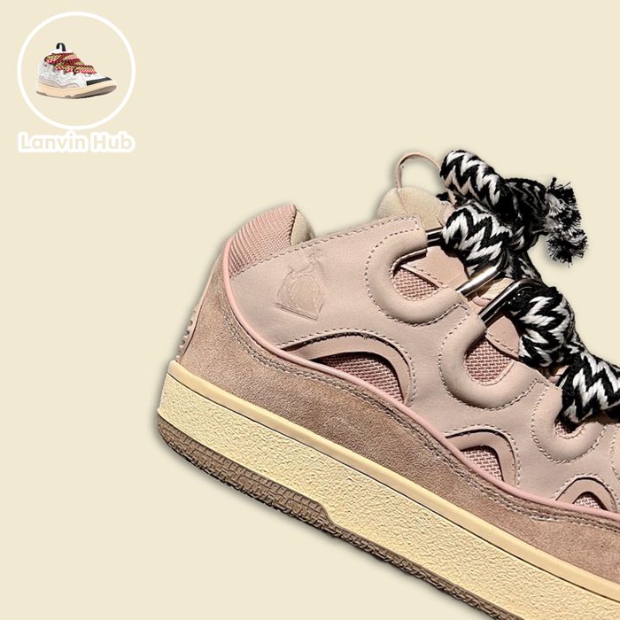 Lanvin Curb Sneakers Pink