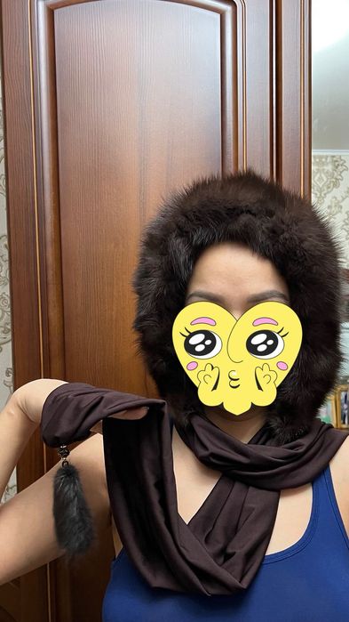 Шапка норка новая