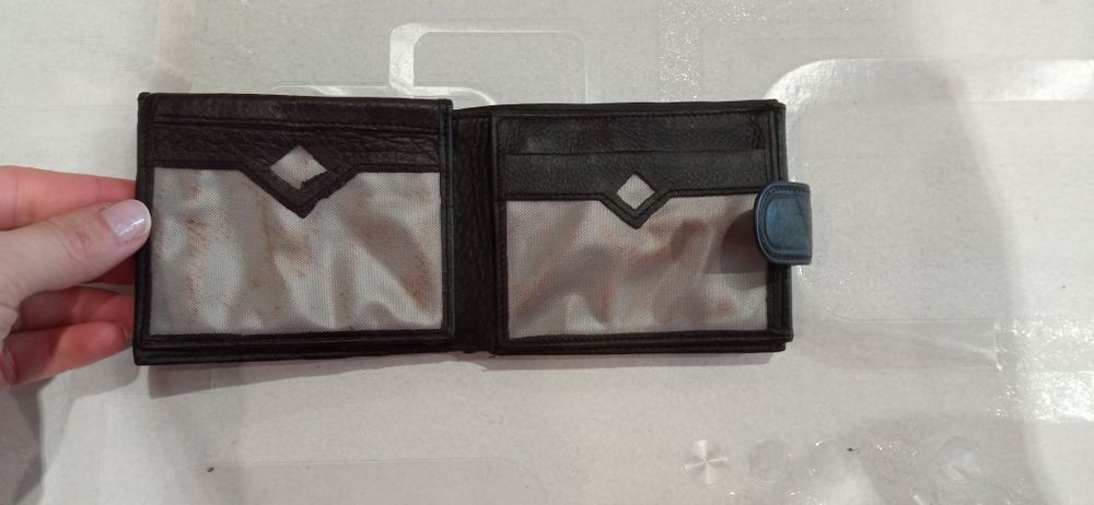 Мъжки портфейл естествена кожа