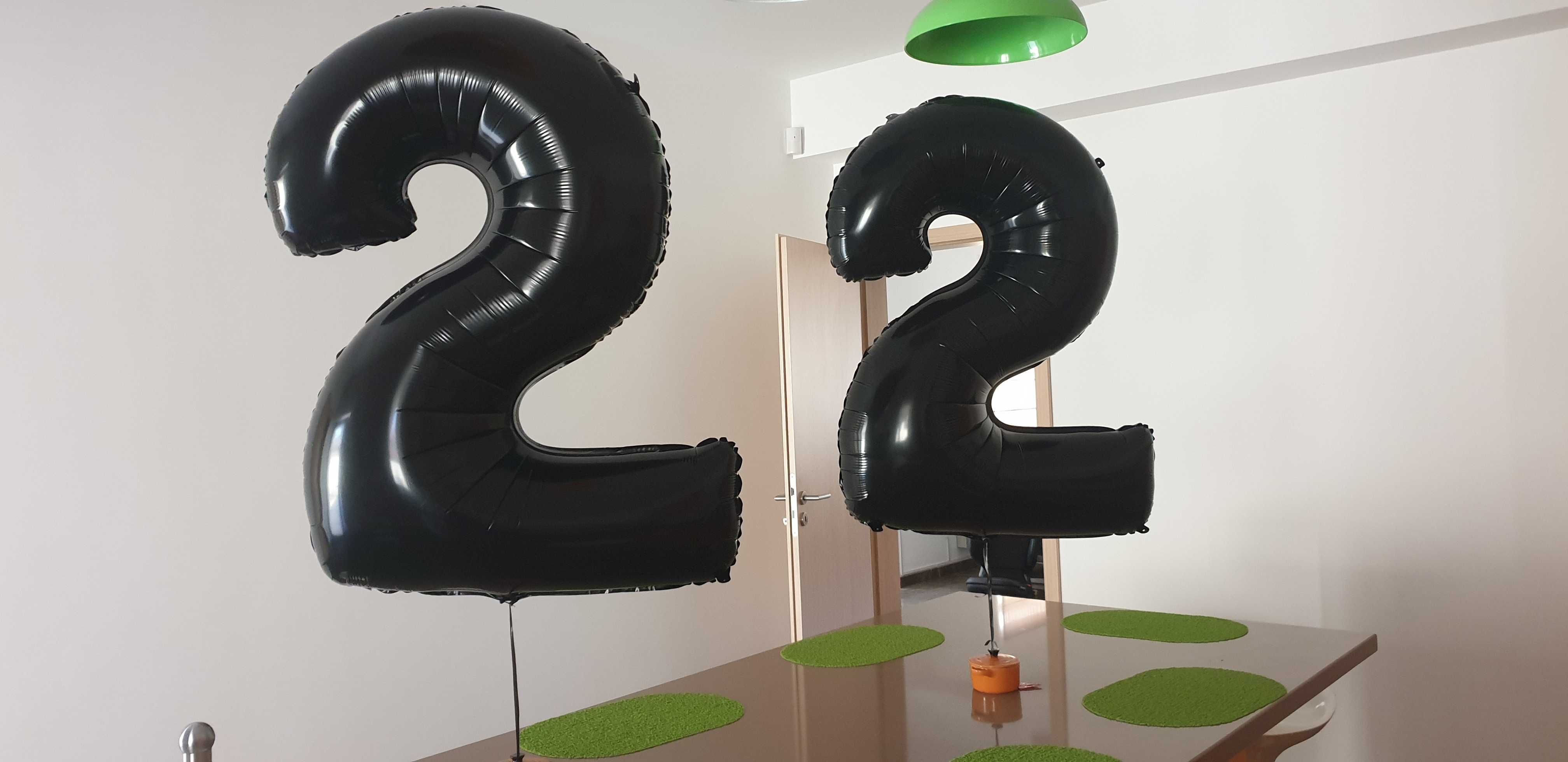 Baloane folie cifre aniversare 22 ani