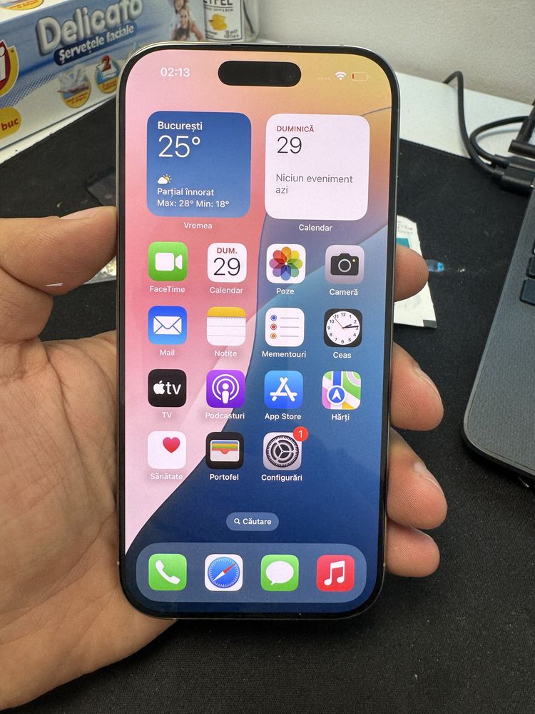 Iphone 16 Pro, 128gb, orice retea ca nou