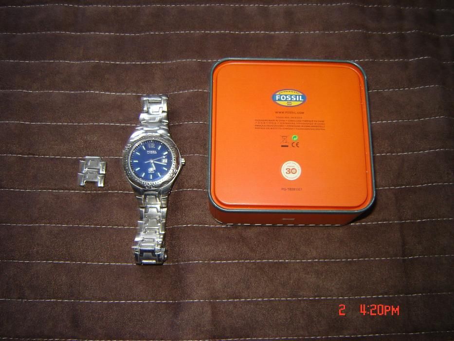 Ceas Fossil Blue Original