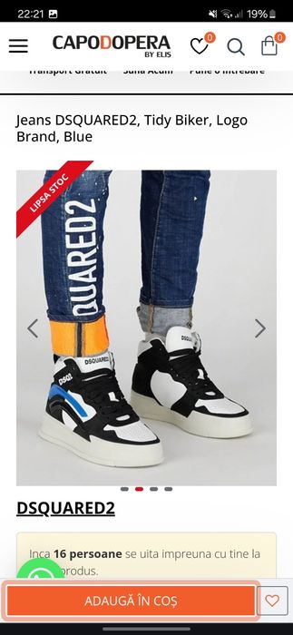 Blugi dsquared2..100% autentici!