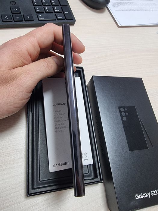 Samsung S23 Ultra 256Gb - Phantom Black - ca nou + Smartwatch optional