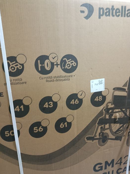 Fotoliu rulant cu cadru. ( Scaun handicap nou )