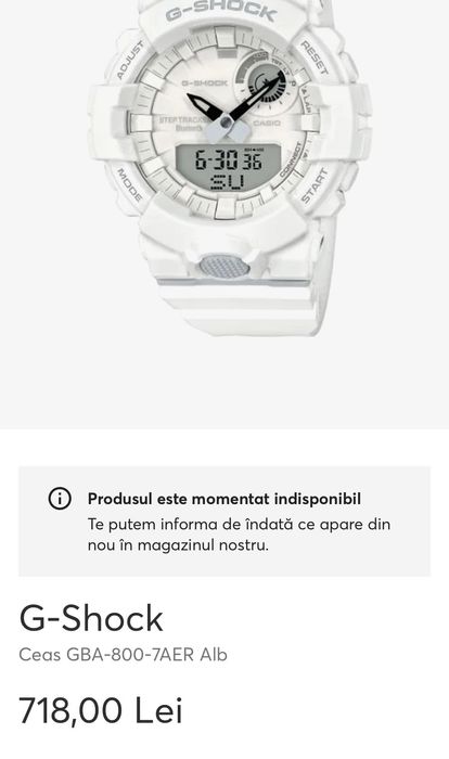 Casio G-shock GBA 800