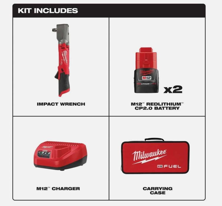 Cheie impact Mediu Milwaukee M18 FMTIW2F12, Milwaukee 2962, 2967, 2864