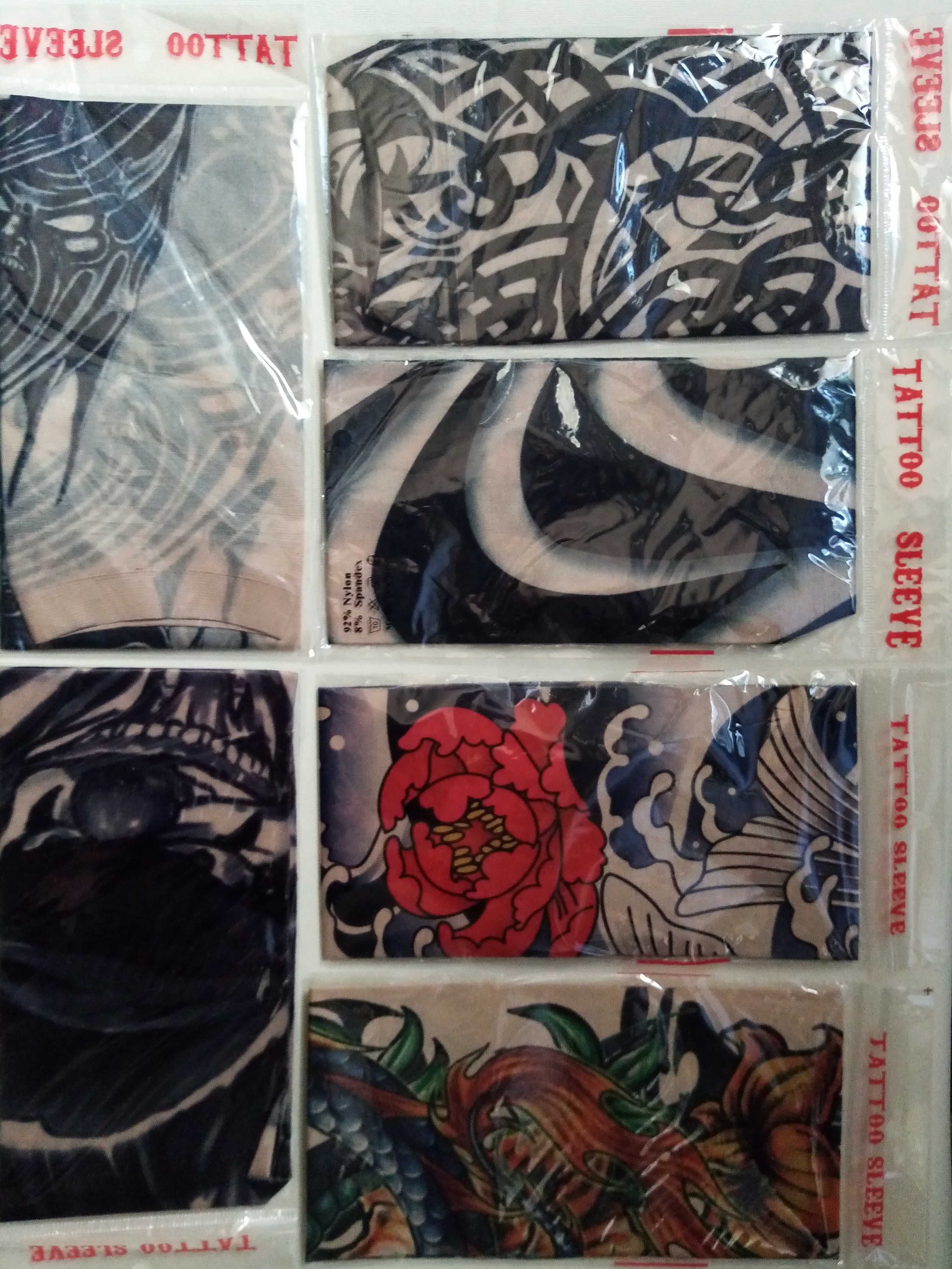 Mânecă tatuaj 3D Print, Măsura universala, unisex