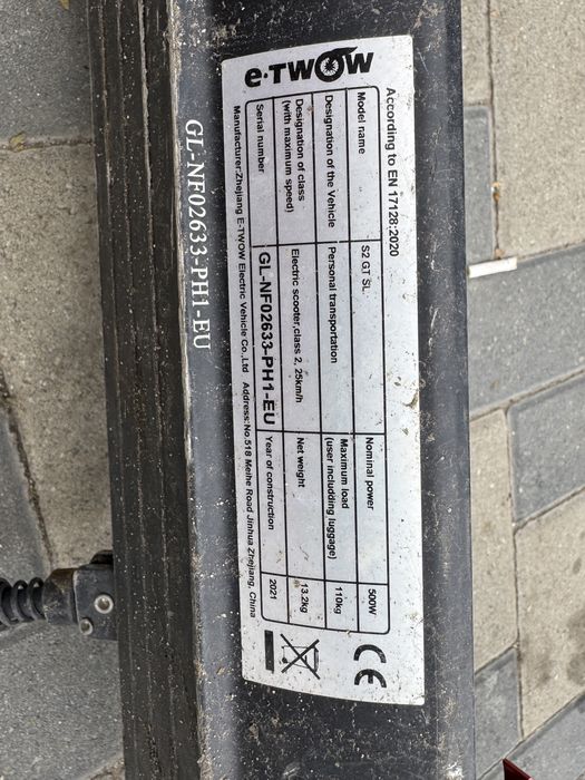 Trotineta electrica E-Twow GT