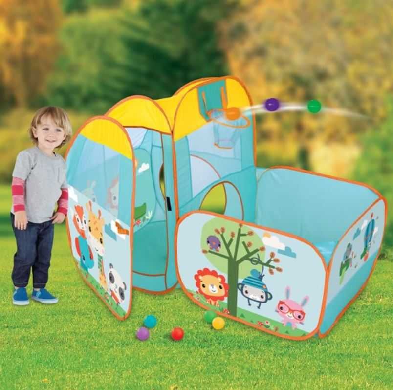 Детска Палатка и Детски Парк за Игра с Топки - Fisher Price