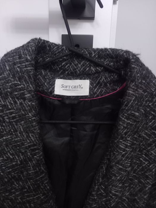 Vand palton soft grey nou