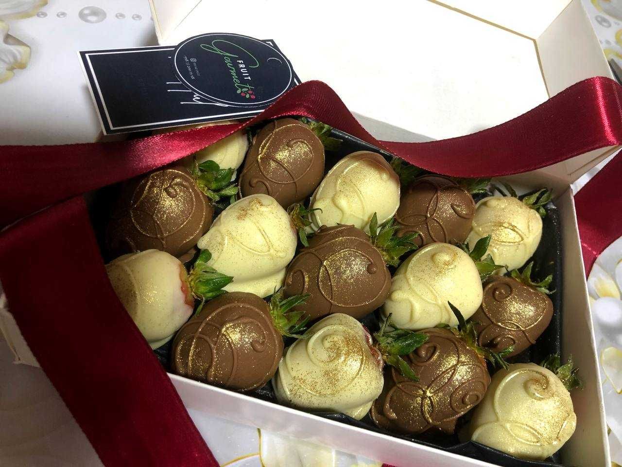 Клубника в шоколаде qulupnay shokolad Подарки — вкусное напоминание