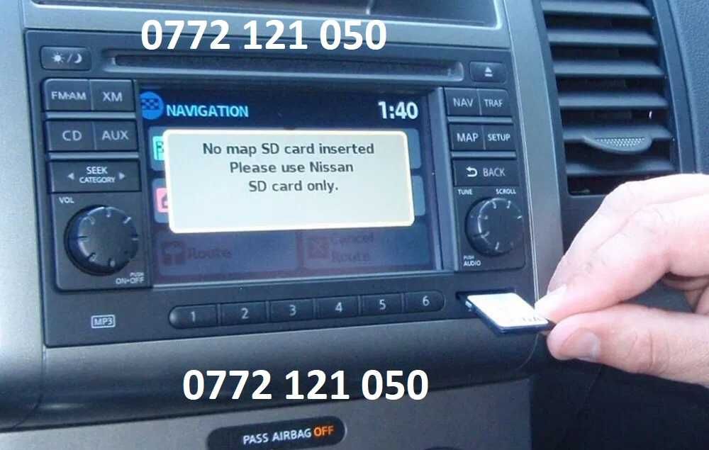 Card harti navigatie Nissan Connect LCN1 Qashqai Juke Romania 202X