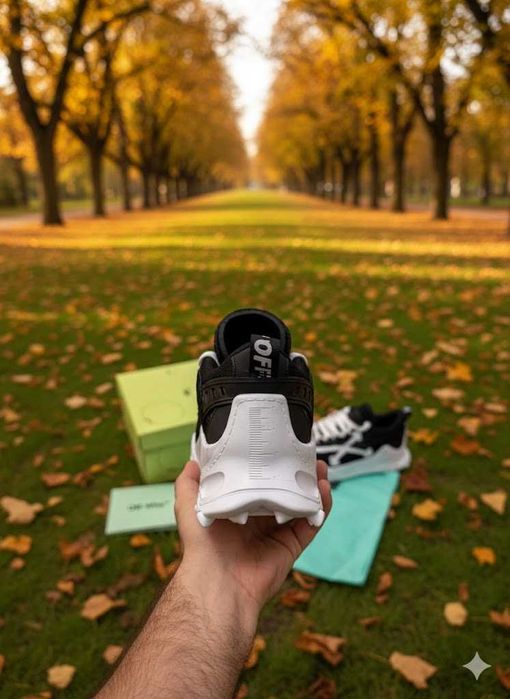 Adidasi OFF White Odsy 1000 Negru - Alb - Cu Cutie - Unisex