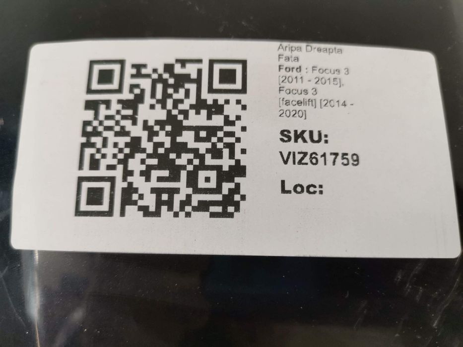 Десен преден калник / Desen preden kalnik Ford Focus 3 [ - ], Focus 3