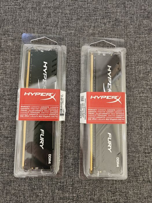 HyperX Fury Black 32GB (2*16 GB, DDR4, 3200 MHZ, CL16, 1.35V, garantie