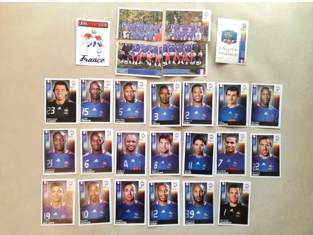 Panini set complet Euro 2008 Elvetia Austria cu album gol