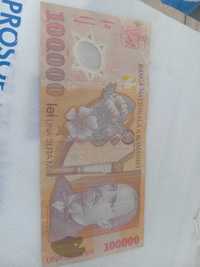 Bancnota 100000 lei Nicolae Grigorescu 2001