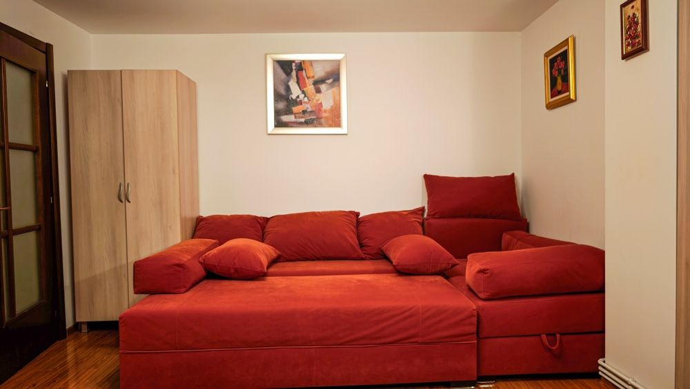 Canapea living, extensibilă, 2 spații depozitare 1 cu piston pneumatic