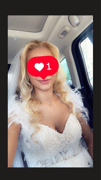 Vând rochie de mireasă tip sirenă