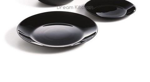 Комплект чинии черен цвят