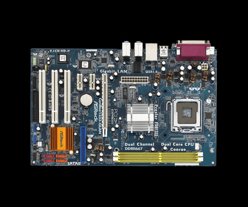 Placa de baza Asrock Conroe 1333 Glan cu procesor