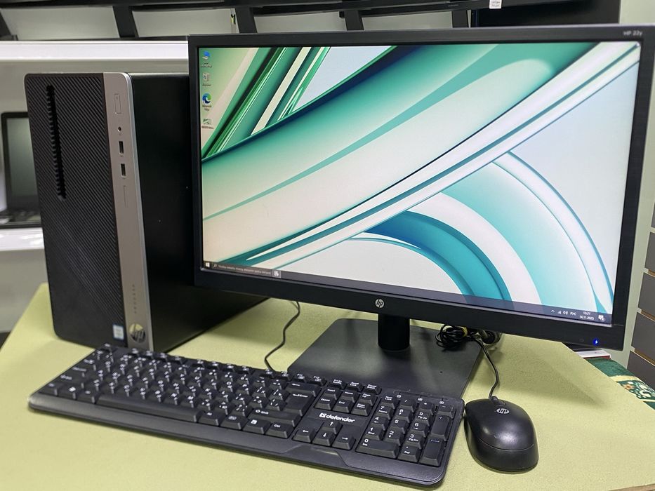 Готовый ПК| i3-6100/8GB/500HDD/Монитор HP 22"+мышь+клава
