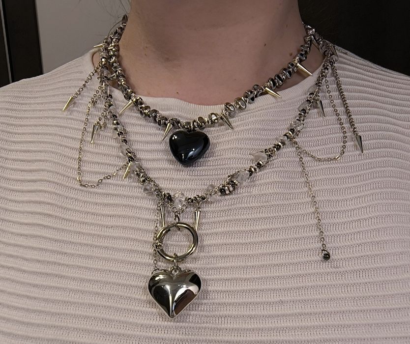 Комплект из 2х колье и серьги