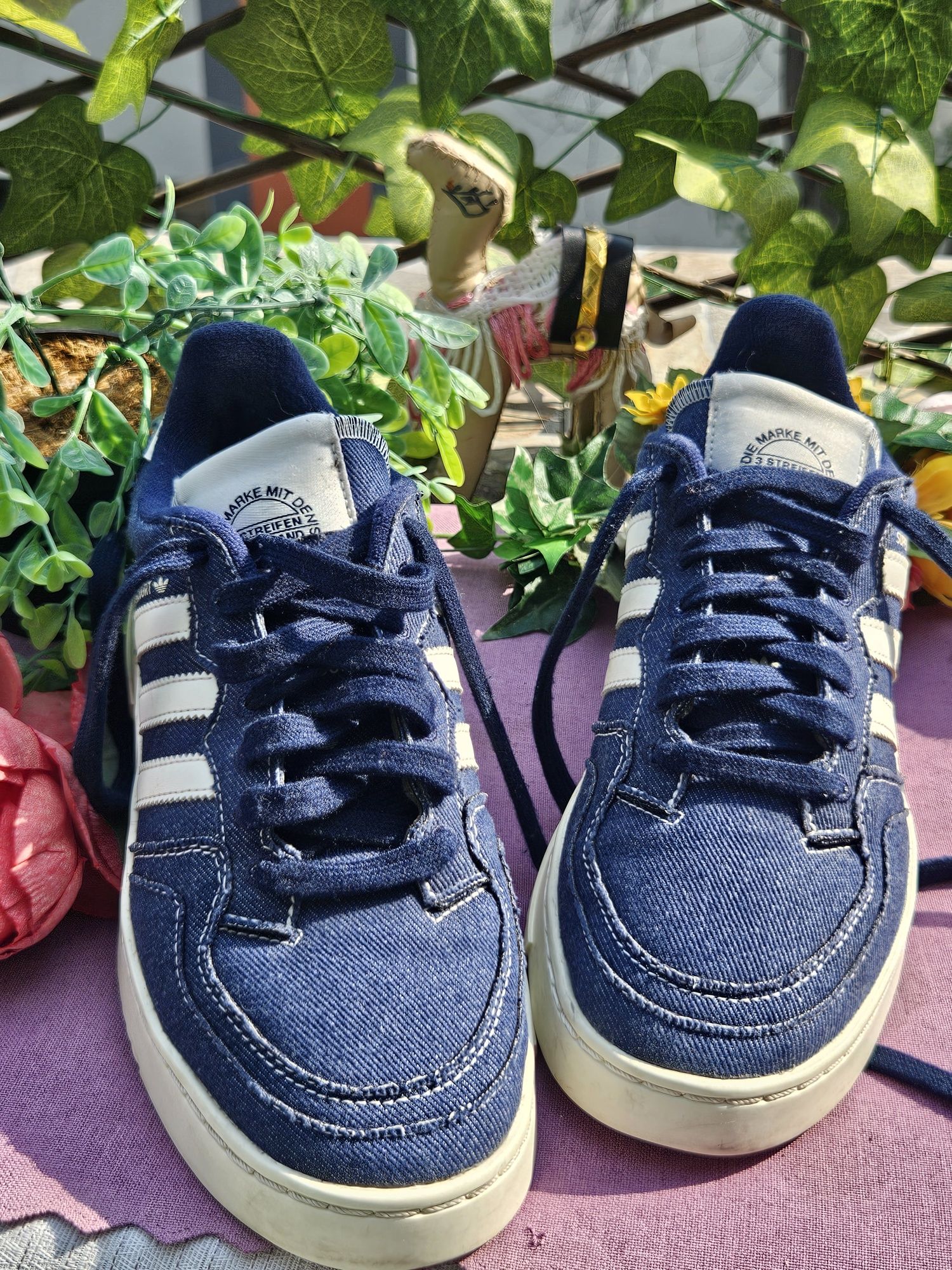 Adidas Supercourt кецове от деним