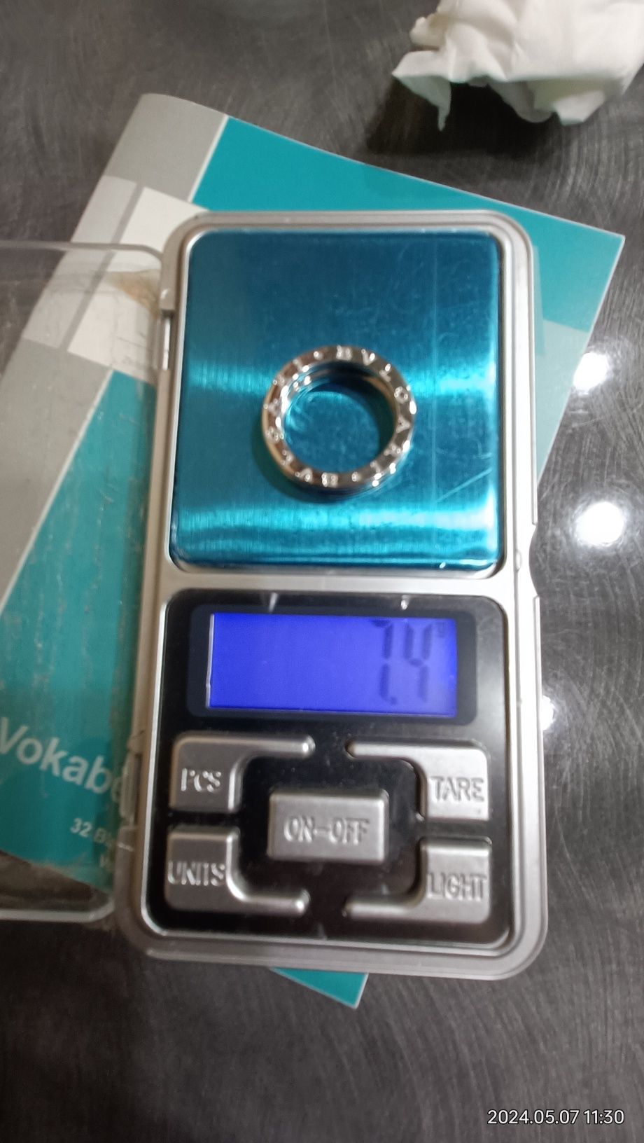 Vind inel Bvlgari original din aur alb 18kt