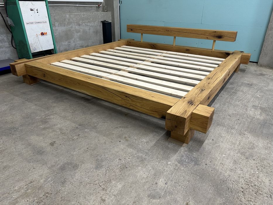 Pat din stejar 180x200 cm