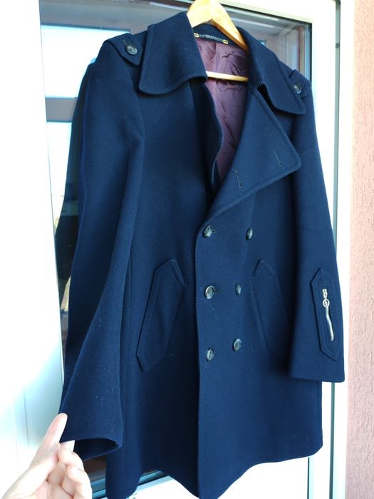 Palton L bărbătesc 100% lână virgină