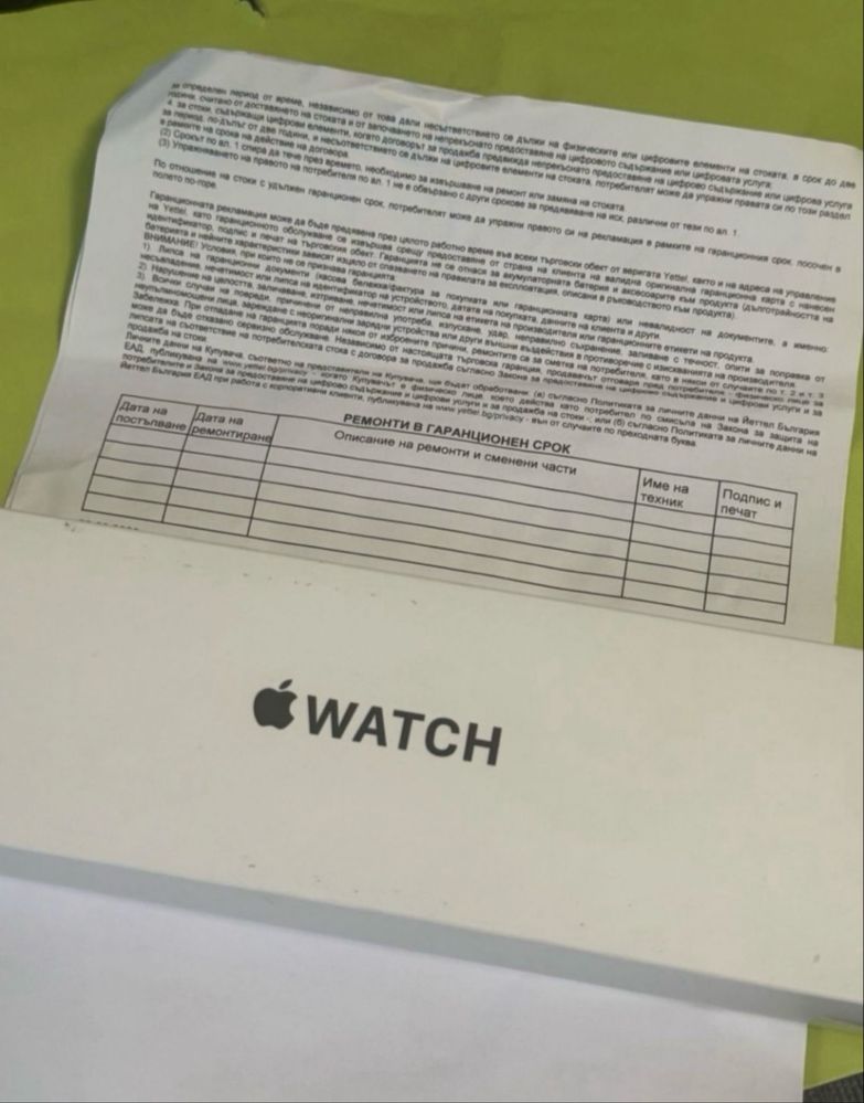 44mm Apple watch SE2 2nd Gen V2 Гаранция Yettel 2025г. Silver se 2