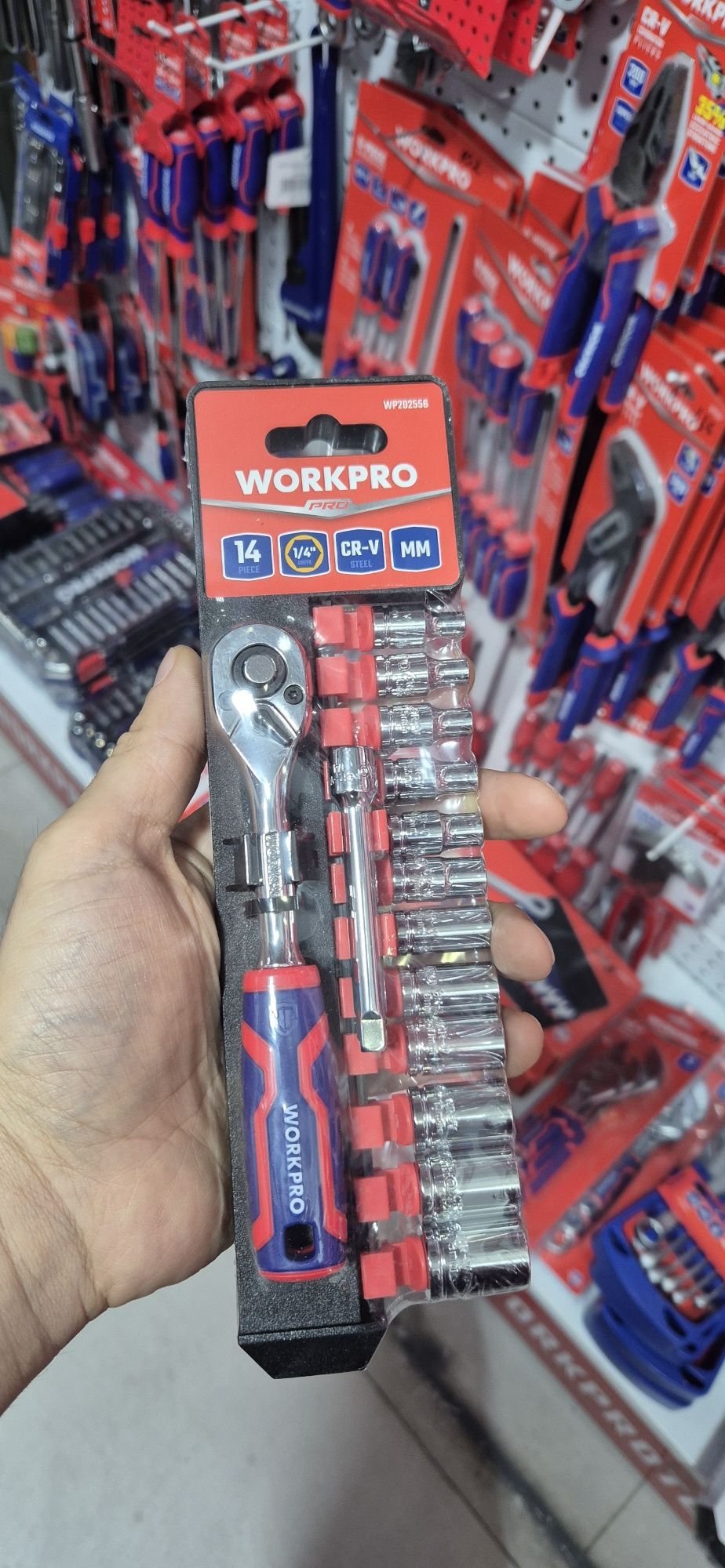 WORKPRO набор трешотка ключей американского качества