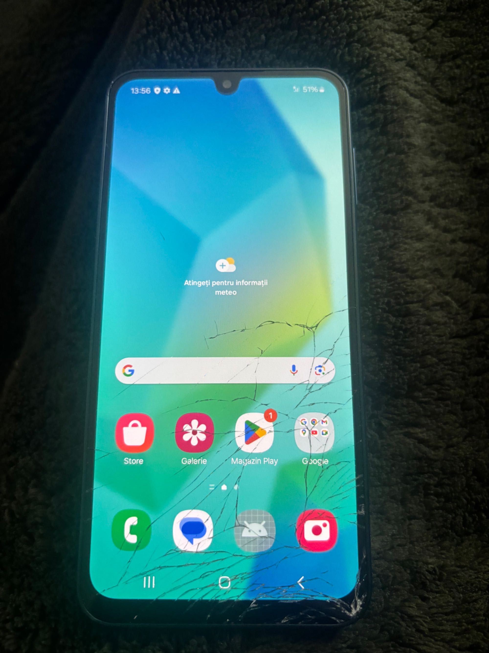 Samsung a16 sticla spartă