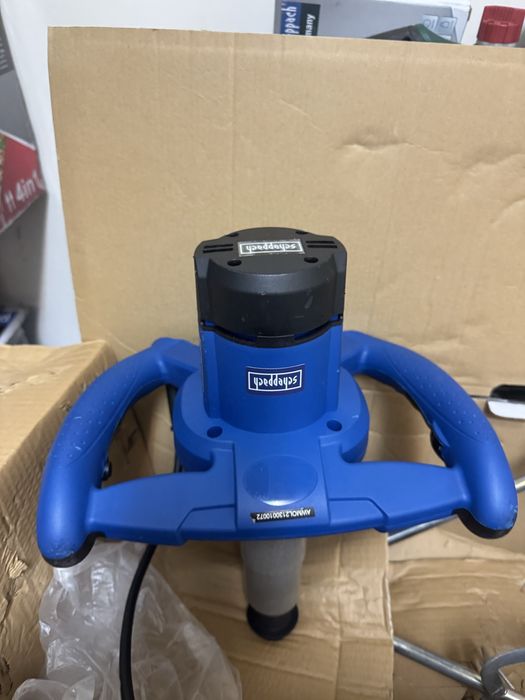 Mixer malaxor cu 2 tije scheppach